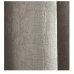 Fusion Strata Natural Linen Thermal Eyelet Curtains – W66 x L54 (168x137cm) – 2 Panels – Soft Fabric Drapes Bedroom / Living Room  Neutral Tone