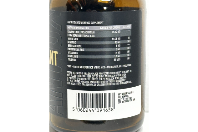 Grassberg Antioxidant Defence 60 Capsules