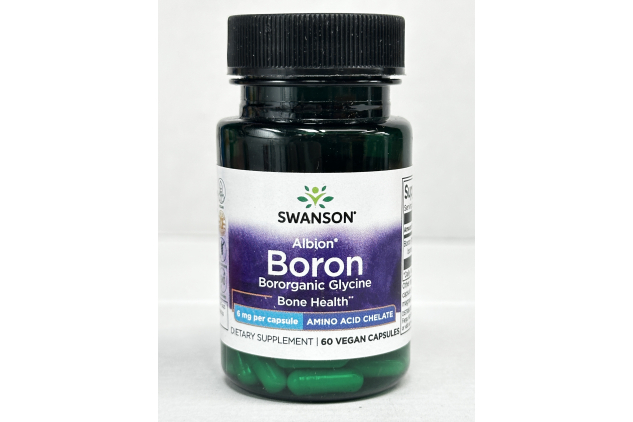 Swanson Albion Boron 6mg 60 Vegan Capsules