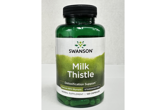 Swanson Milk Thistle 250mg 120 Capsules
