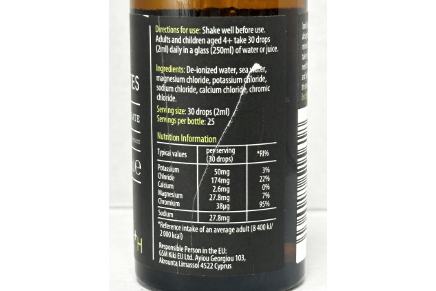 KIKI Health Ionic Electrolytes Liquid Concentrate 50ml