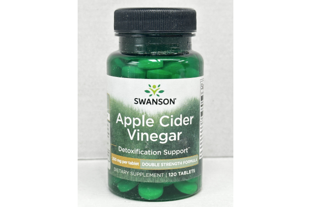 Swanson Apple Cider Vinegar 200mg 120 Tablets