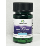 Swanson Iron Ferrous Fumarate 18mg 60 Capsules