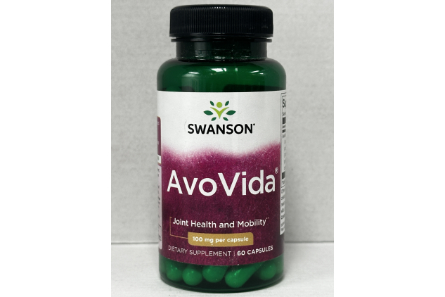 Swanson AvoVida Avocado Soy Unsaponifiables 100mg 60 Capsules