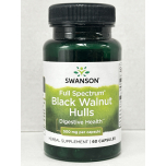 Swanson Full Spectrum Black Walnut Hulls 500mg 60 Capsules
