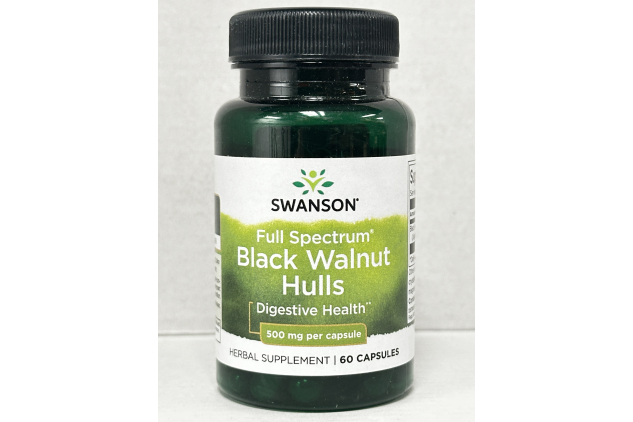 Swanson Full Spectrum Black Walnut Hulls 500mg 60 Capsules