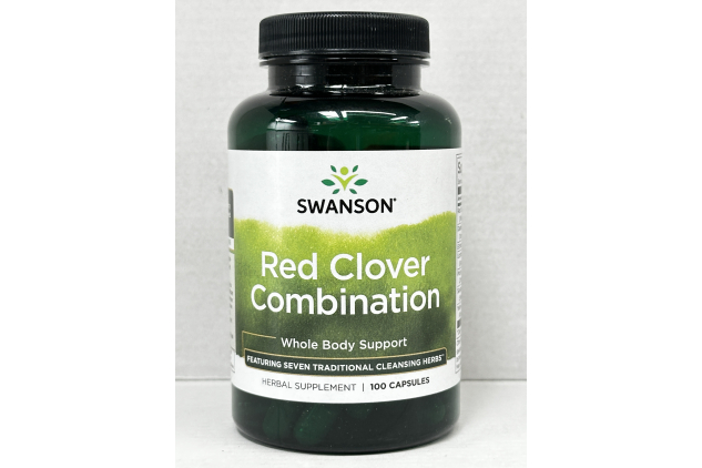 Swanson Red Clover Combination Herbal Supplement 100 Capsules