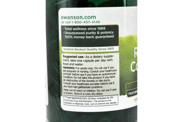 Swanson Red Clover Combination Herbal Supplement 100 Capsules