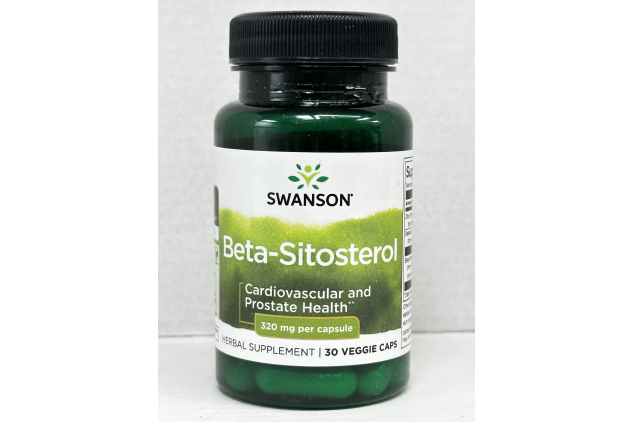 Swanson Beta-Sitosterol 320mg 30 Veggie Caps with Zinc & Selenium