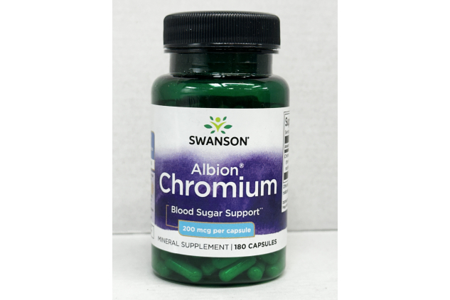 Swanson Albion Chromium 200mcg 180 Capsules