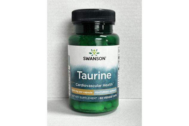Swanson Taurine 500mg 60 Veggie Capsules