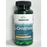 Swanson L-Ornithine 500mg 60 Veggie Capsules
