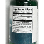 Swanson L-Ornithine 500mg 60 Veggie Capsules