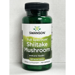 Swanson Full Spectrum Shiitake Mushroom 500mg 60 Capsules