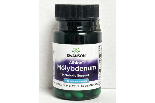 Swanson Albion Molybdenum 400mcg 60 Veggie Capsules