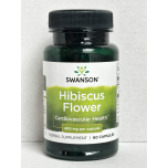 Swanson Hibiscus Flower 400mg 60 Capsules