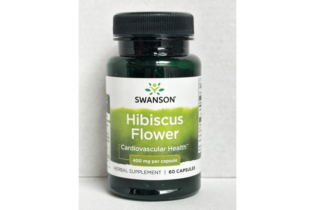 Swanson Hibiscus Flower 400mg 60 Capsules