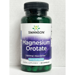 Swanson Magnesium Orotate 654mg 60 Capsules