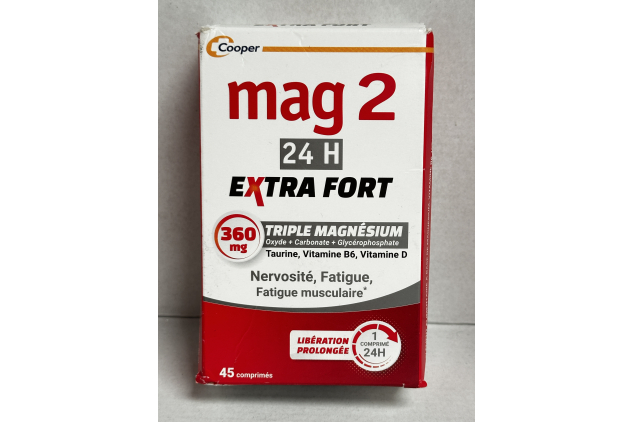 Cooper Mag 2 24H Extra Fort Triple Magnesium 360mg 45 Tablets