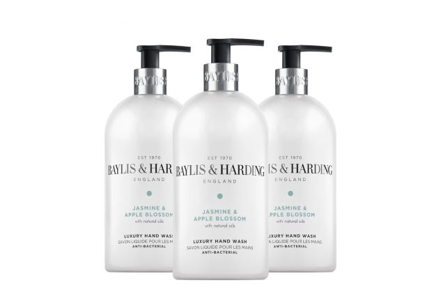 Baylis & Harding Jasmine and Apple Blossom Anti-Bacterial Hand Wash 500ml Pack of 3