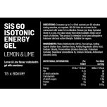 Science in Sport GO Isotonic Energy Gel Lemon & Lime 15 x 60ml Vegan