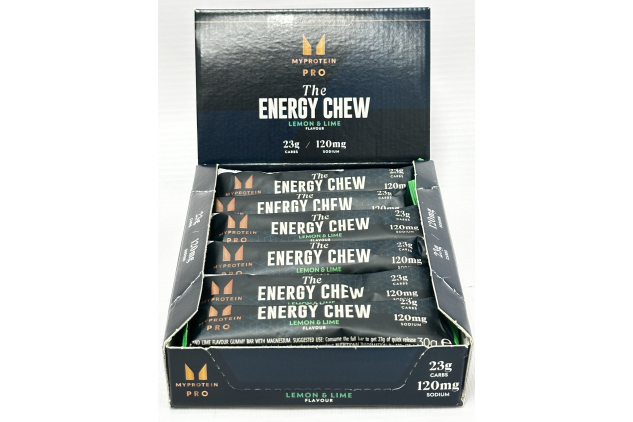 Myprotein Pro The Energy Chew Lemon & Lime 12 x 30g Bars