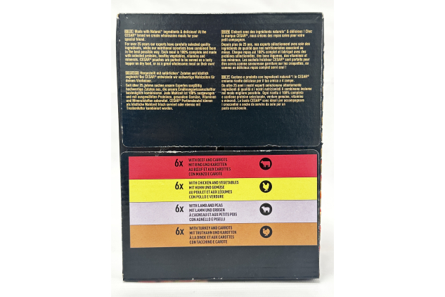 Cesar Selection in Sauce Dog Food Pouches 48 x 100g Favourites
