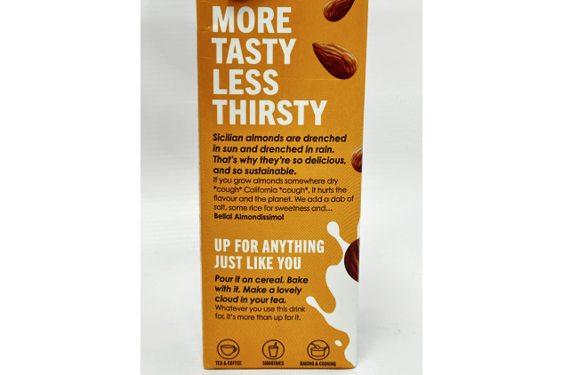 Rude Health Organic Almond Drink 6 x 1L Gluten Free No Added Sugar