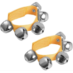 TIGER BEL7-CL Wrist Jingle Bells Adjustable Pair with Metal Bells