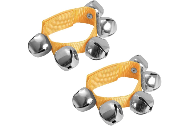 TIGER BEL7-CL Wrist Jingle Bells Adjustable Pair with Metal Bells