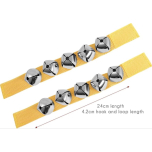 TIGER BEL7-CL Wrist Jingle Bells Adjustable Pair with Metal Bells