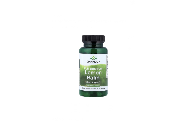 Swanson Full Spectrum Lemon Balm 500mg 60 Capsules