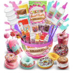 GirlZone Cakes & Sweet Treats Slime Egg, Clay for Kids and Slime Set with Sprinkles & Ice Cream Toys for Hours of Sensory Play, Slime Kits for Girls
