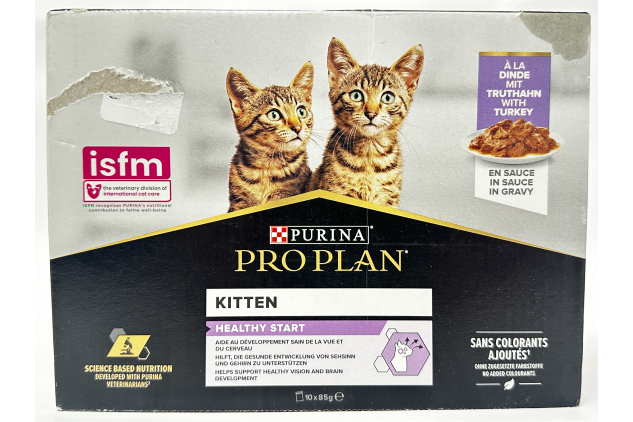 Purina Pro Plan Kitten Healthy Start Turkey in Gravy 10 x 85g