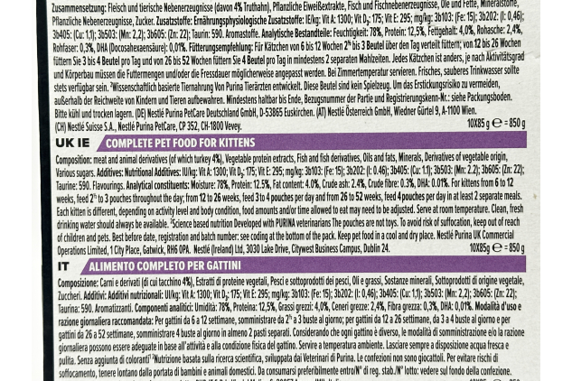 Purina Pro Plan Kitten Healthy Start Turkey in Gravy 10 x 85g