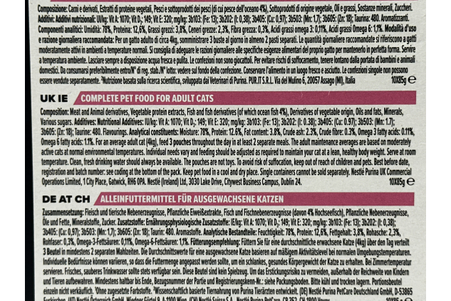 Purina Pro Plan Adult Delicate Digestion Ocean Fish in Gravy 10 x 85g