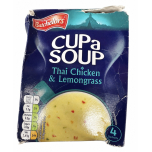 Batchelors Cup A Soup Chicken & Lemongrass 4 Pack Imperfect Box