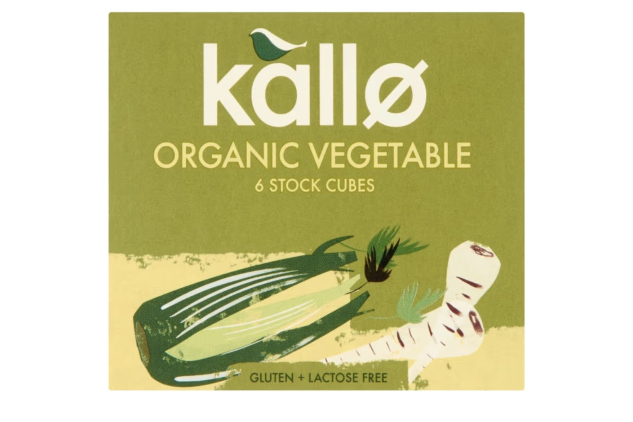 Kallo Organic Vegetable Stock Cubes 66g Gluten Free