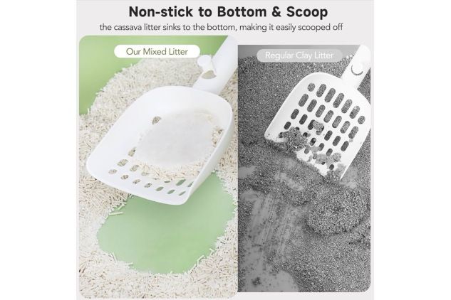 Non-Stick Tofu & Cassava Cat Litter 4.1kg 7.5L Unscented
