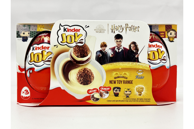 Kinder Joy Harry Potter Quidditch Eggs 3 x 20g with Surprise Toy