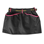 Dingo Waldemar Rutkowski Dog Trainer Belt with Four Practical Pockets Adjustable Waist Strap Waterproof Black with Pink Trim – Size XL