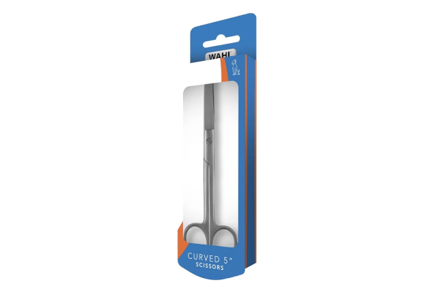 Wahl Curved Pet Scissors 5” Professional Stainless Steel Scissors For Cats & Dogs