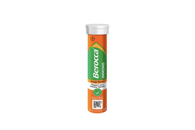 Berocca 15 Immuno Orange Flavour Effervescent Tablets