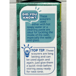 Spontex Tough Scourers 4 Pack Ultra Powerful Stainless Steel Cleaning Pads