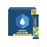 Liquid I.V. Hydration Multiplier Electrolyte Powder Mix, Lemon Lime Flavour, Electrolytes with 7 Vitamins & Minerals 16 Sachet Sticks