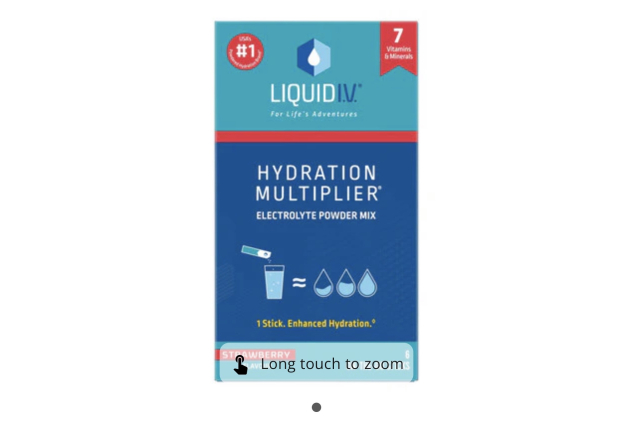 Liquid I.V. Hydration Electrolyte Powder Mix Strawberry Flavour 6 Sachets