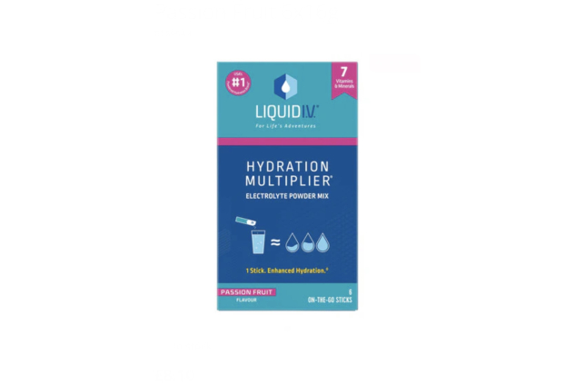 Liquid I.V. Hydration Electrolyte Powder Mix Passion Fruit Flavour 6 Sachets