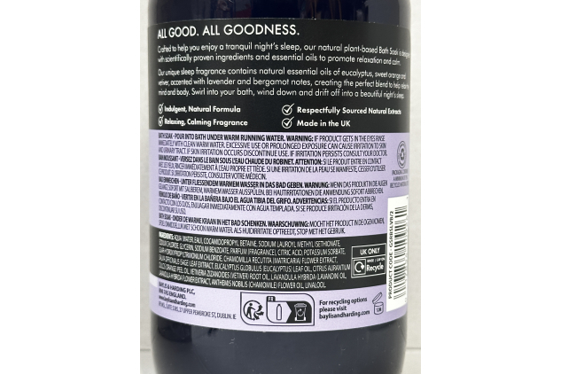 Baylis & Harding Goodness Lavender & Bergamot Natural Bath Soak 500ml