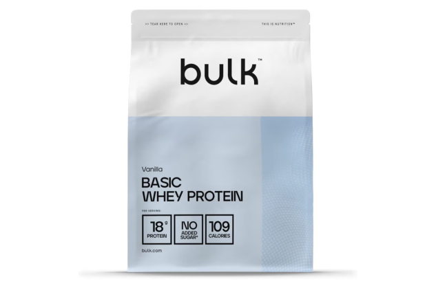 Bulk Basic Whey Protein Powder Vanilla 2.5 kg