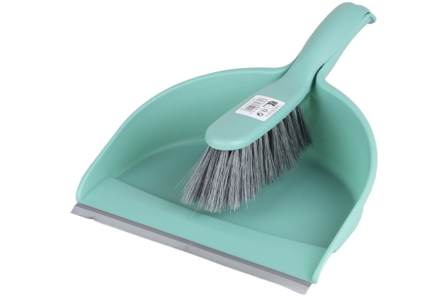 Urban Living PALIO Dustpan and Brush Set Dusty Jade 23 x 33 x 10cm